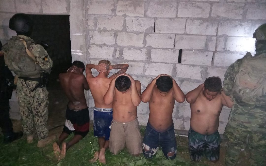 Seis integrantes de la organización terrorista Los Choneros capturados